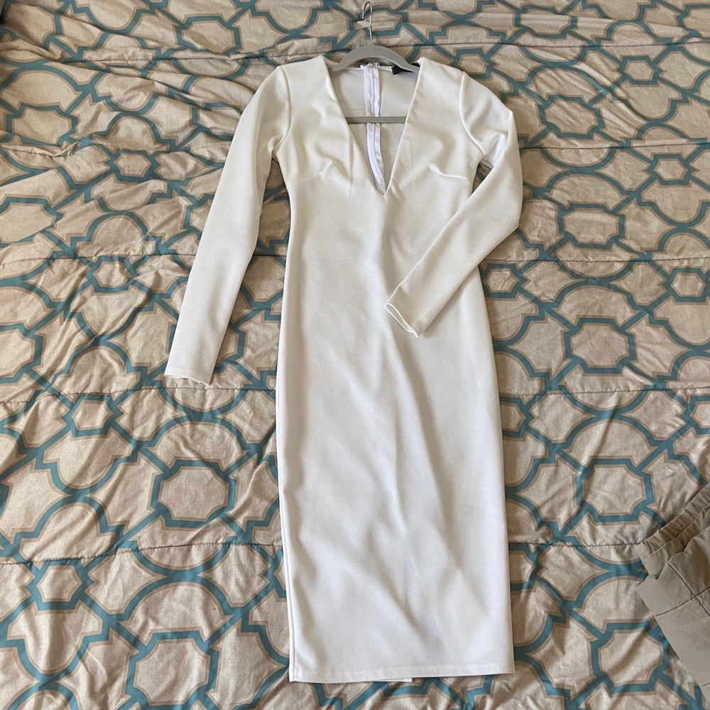 White Midi Dress